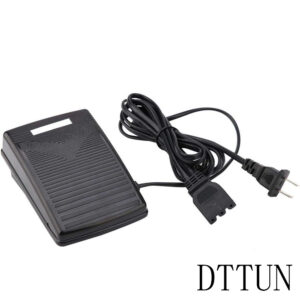 DTTUN Sewing Machine Foot Pedal, Foot Pedal Switch Household Momentary Sewing Machine Foot Switch On Off Operated Pedal Controller for 110V,Compatible with Singer 4411/4423