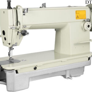 DTTUN Industrial Leather Sewing Machine, 3000Stitches/Min Straight Line Stitch Heavy Duty Leather Fabrics Sewing Machine DIY Patch Leather Equipment for Knitted Fabric Leather and Canvas